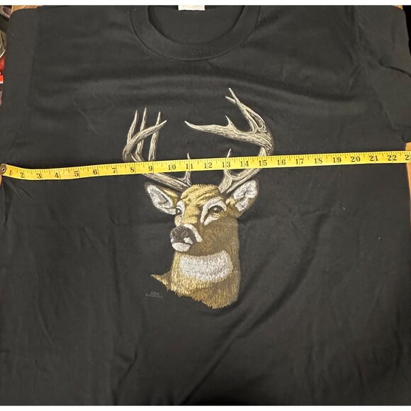 Vintage 80s Deer Hunting Buck T Shirt XL Single Stitch - Picture 7 of 7